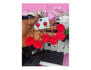 Flower earrings