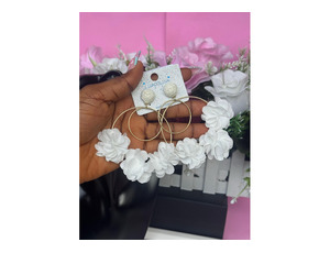 Flower earrings - 2