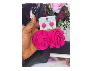 Flower earrings - 3